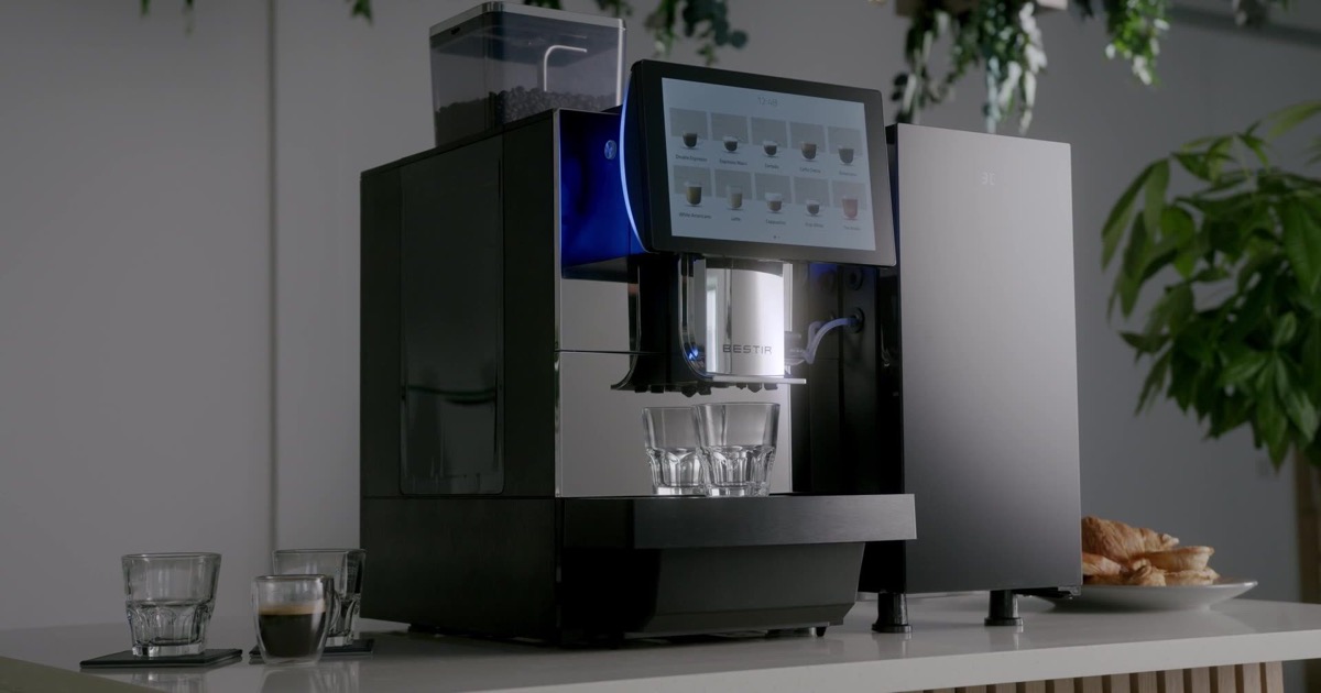 Bestir BM80 and BM80X high-capacity bean-to-cup coffee machine available to rent from EMCAT