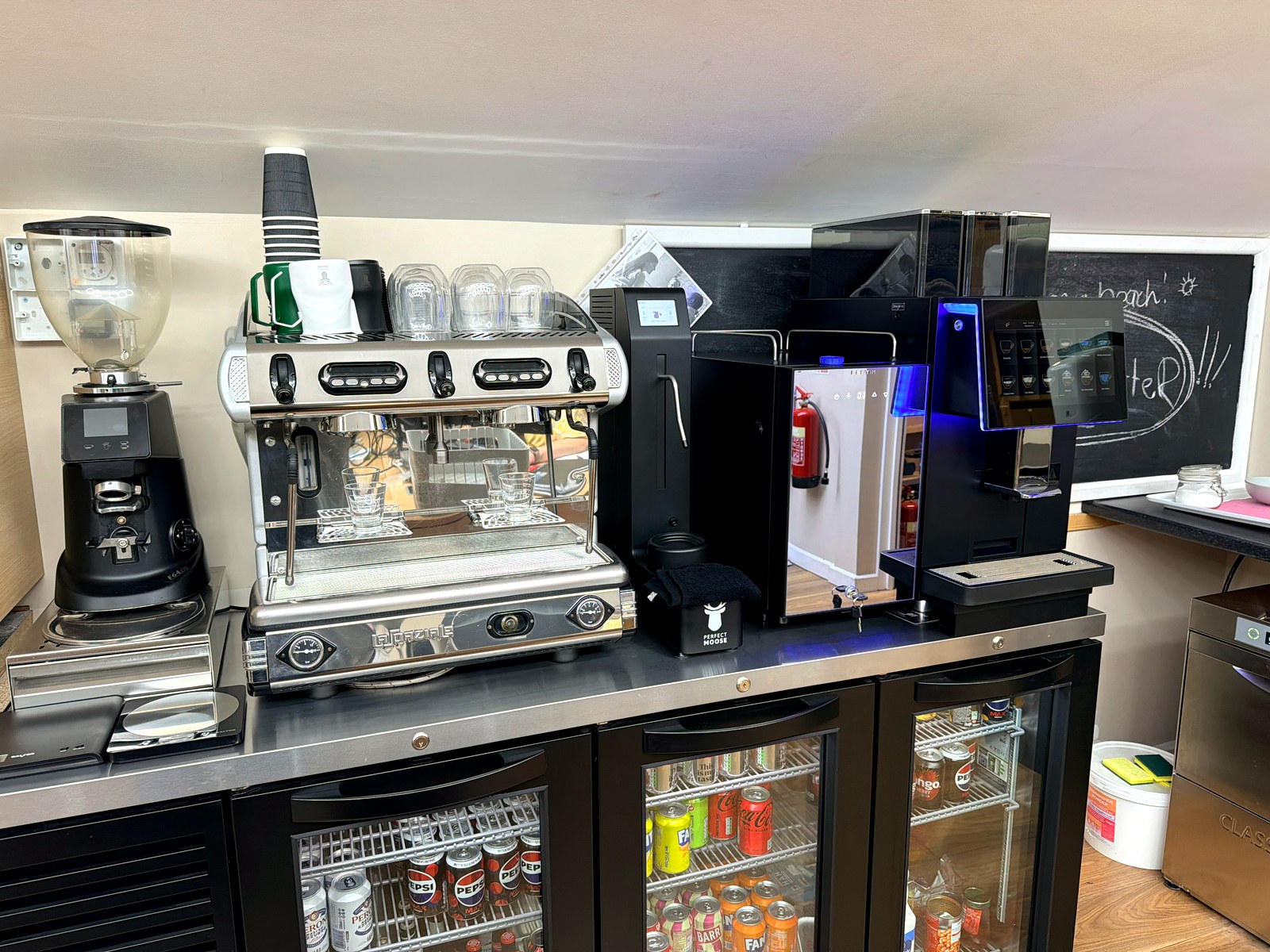 Complete coffee bar installation