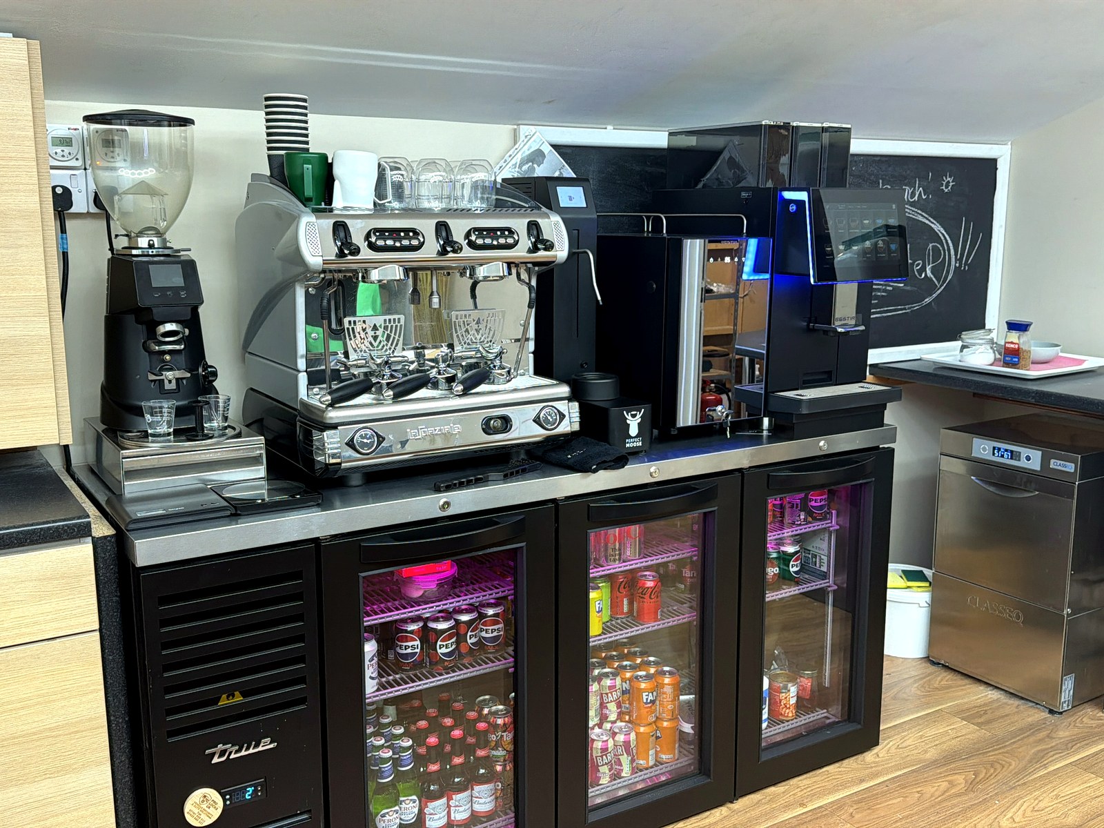 Professional coffee station